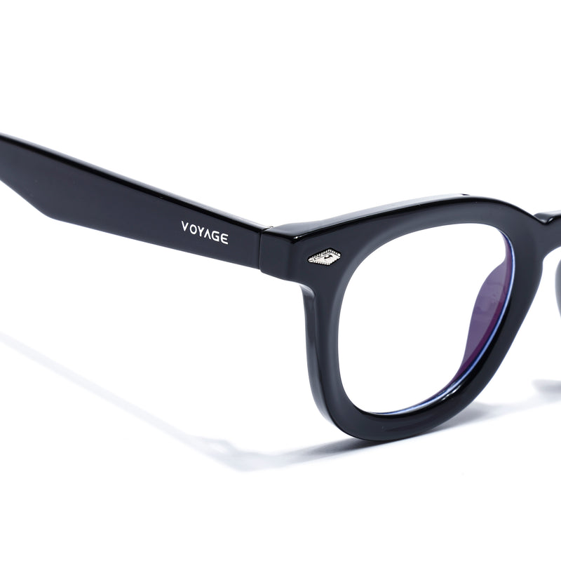 Obsidian | Voyage Black Wayfarer Eyeglasses for Men & Women (KG2530FMG8033)