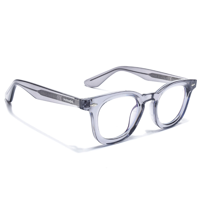 Obsidian | Voyage Grey Wayfarer Eyeglasses for Men & Women (KG2530FMG8034)