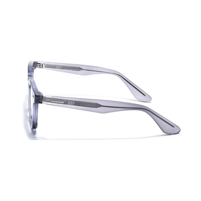 Obsidian | Voyage Grey Wayfarer Eyeglasses for Men & Women (KG2530FMG8034)