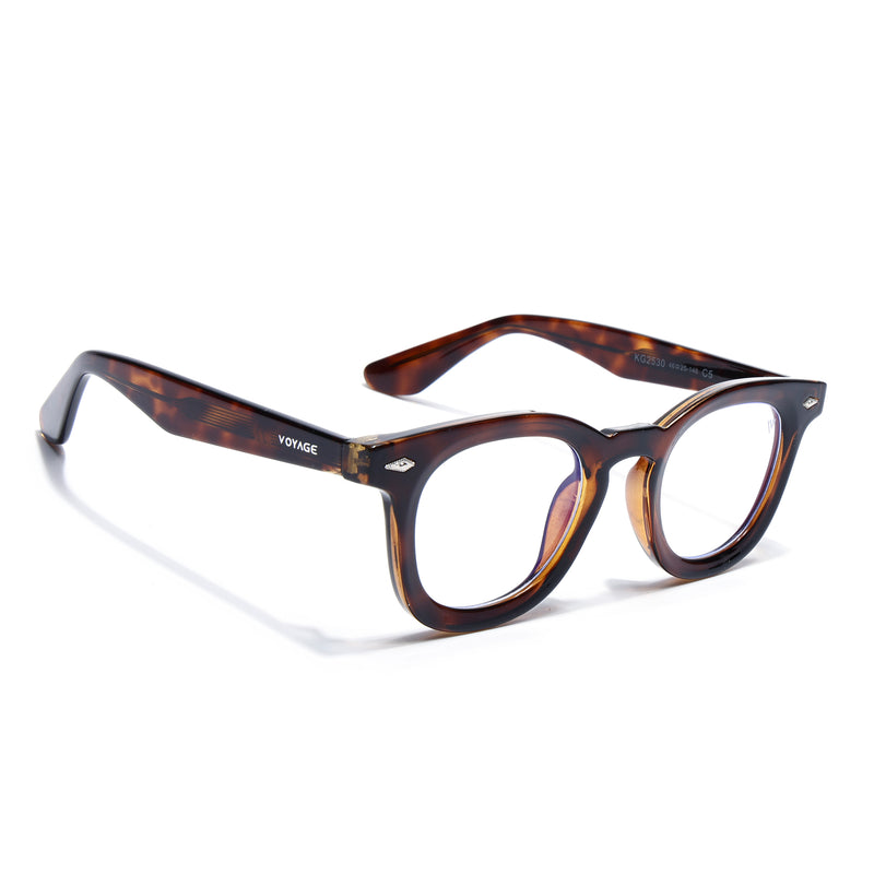 Obsidian | Voyage Demi Brown Wayfarer Eyeglasses for Men & Women (KG2530FMG8035)
