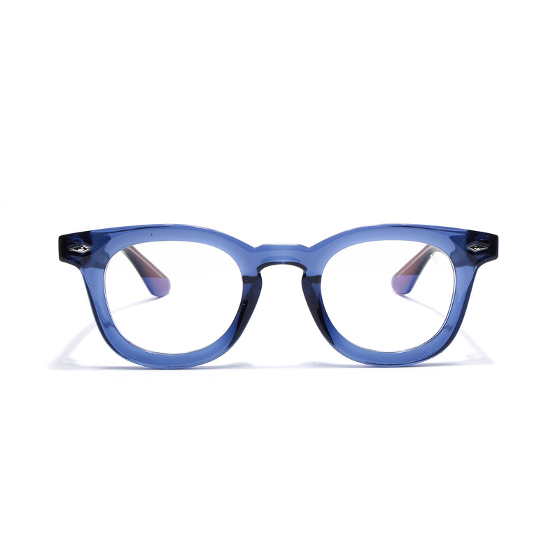 Obsidian | Voyage Blue Wayfarer Eyeglasses for Men & Women (KG2530FMG8036)