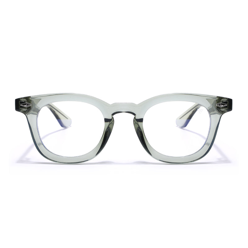Obsidian | Voyage Green Wayfarer Eyeglasses for Men & Women (KG2530FMG8037)