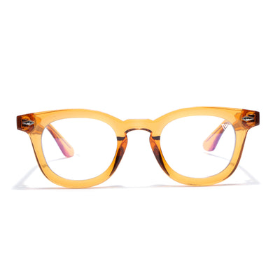 Obsidian | Voyage Orange Wayfarer Eyeglasses for Men & Women (KG2530FMG8038)
