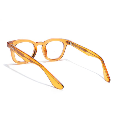 Obsidian | Voyage Orange Wayfarer Eyeglasses for Men & Women (KG2530FMG8038)