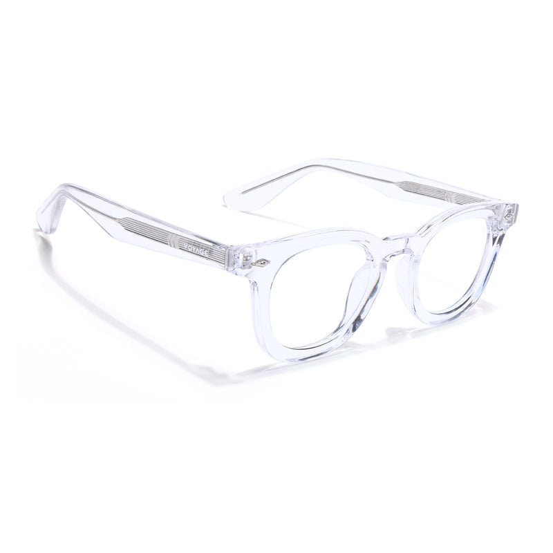 Obsidian | Voyage Transparent Wayfarer Eyeglasses for Men & Women (KG2530FMG8039)