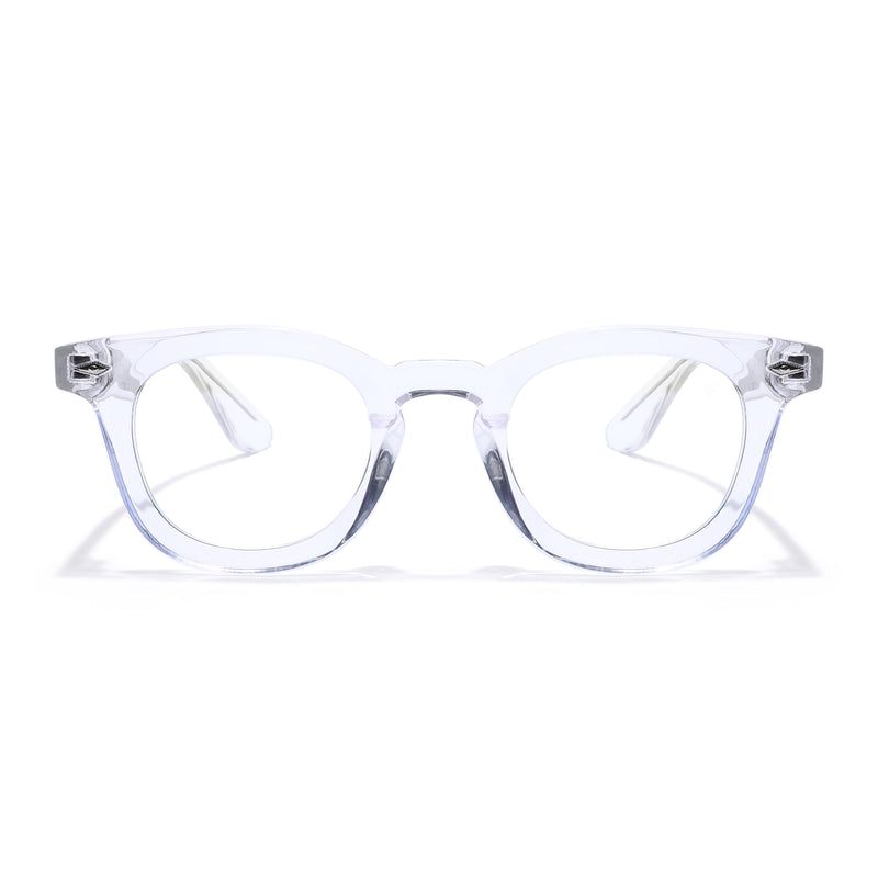Obsidian | Voyage Transparent Wayfarer Eyeglasses for Men & Women (KG2530FMG8039)