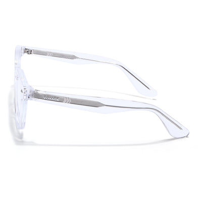 Obsidian | Voyage Transparent Wayfarer Eyeglasses for Men & Women (KG2530FMG8039)