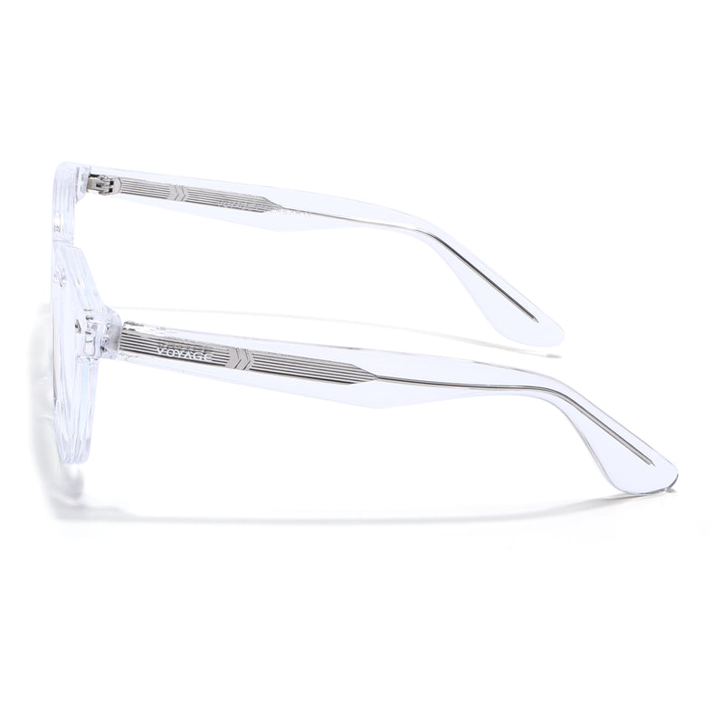 Obsidian | Voyage Transparent Wayfarer Eyeglasses for Men & Women (KG2530FMG8039)