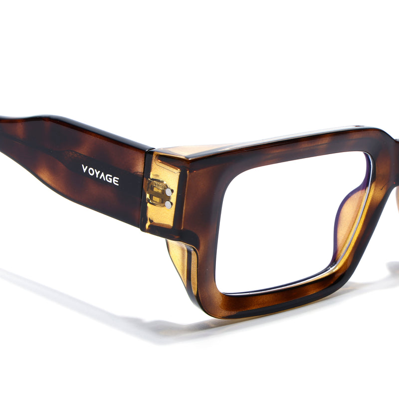 Obsidian | Voyage Demi Brown Rectangle Eyeglasses for Men & Women (KG2540FMG8003)