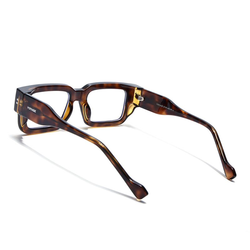 Obsidian | Voyage Demi Brown Rectangle Eyeglasses for Men & Women (KG2540FMG8003)