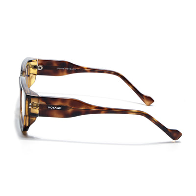 Obsidian | Voyage Demi Brown Rectangle Eyeglasses for Men & Women (KG2540FMG8003)