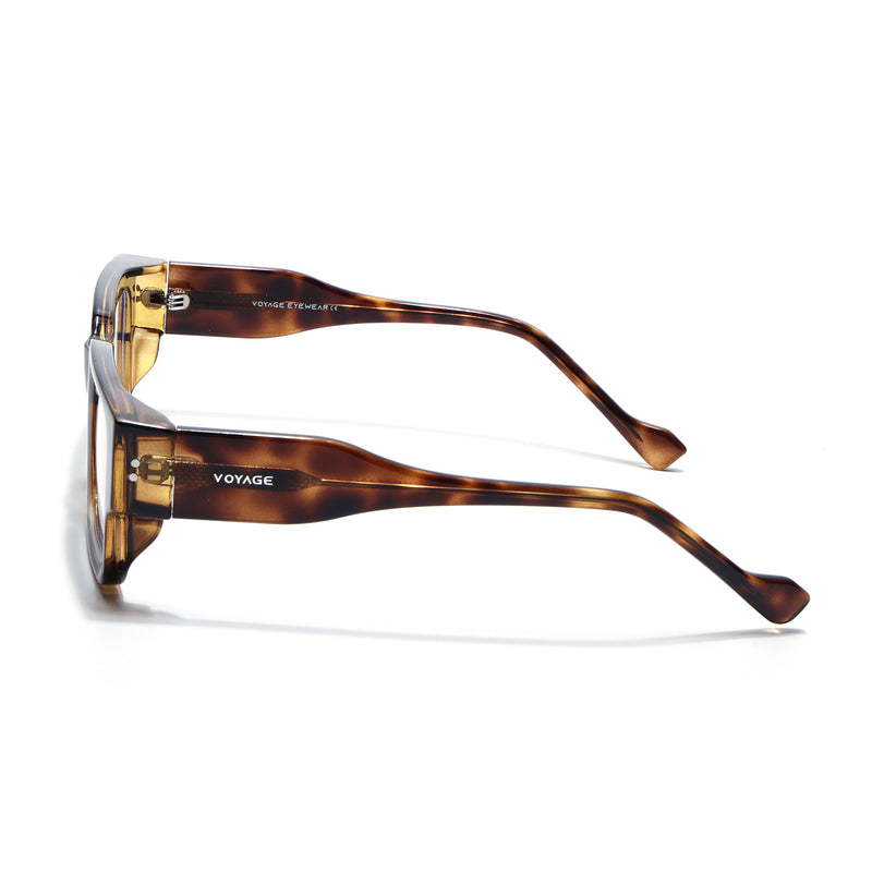Obsidian | Voyage Demi Brown Rectangle Eyeglasses for Men & Women (KG2540FMG8003)
