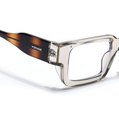 Obsidian | Voyage Brown Rectangle Eyeglasses for Men & Women (KG2540FMG8004)