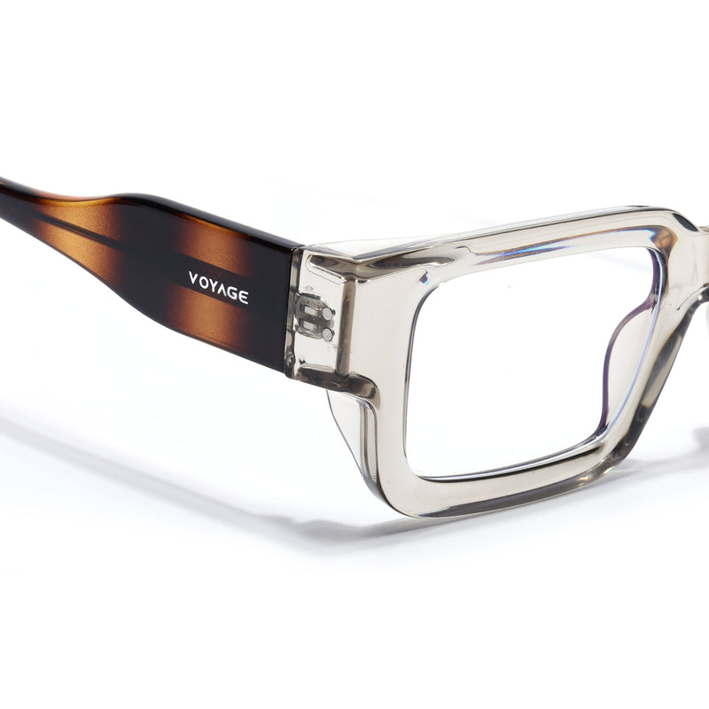 Obsidian | Voyage Brown Rectangle Eyeglasses for Men & Women (KG2540FMG8004)