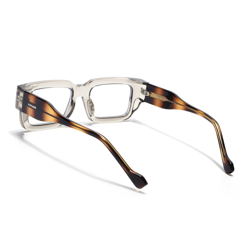 Obsidian | Voyage Brown Rectangle Eyeglasses for Men & Women (KG2540FMG8004)