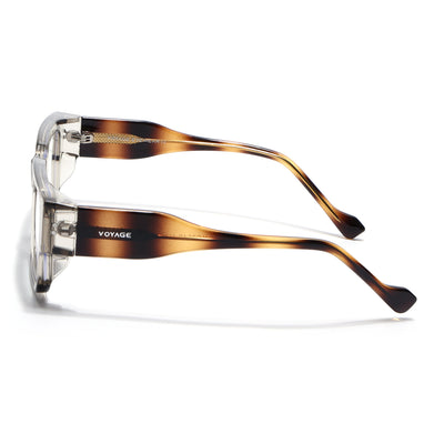 Obsidian | Voyage Brown Rectangle Eyeglasses for Men & Women (KG2540FMG8004)