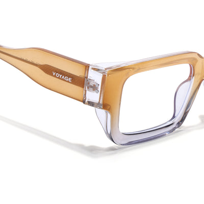 Obsidian | Voyage Orange Rectangle Eyeglasses for Men & Women (KG2540FMG8007)