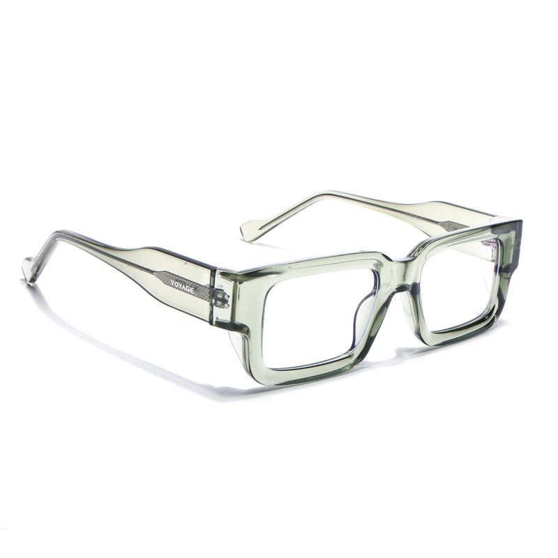 Obsidian | Voyage Green Rectangle Eyeglasses for Men & Women (KG2540FMG8008)