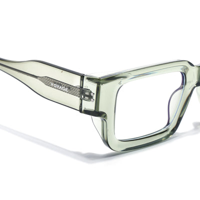 Obsidian | Voyage Green Rectangle Eyeglasses for Men & Women (KG2540FMG8008)