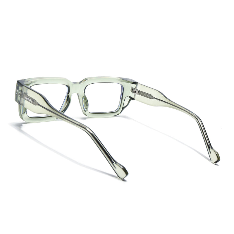 Obsidian | Voyage Green Rectangle Eyeglasses for Men & Women (KG2540FMG8008)