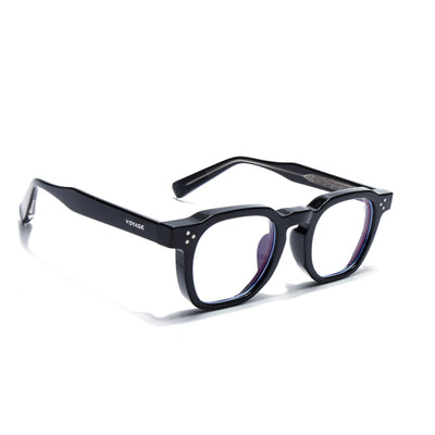 Obsidian | Voyage Black Wayfarer Eyeglasses for Men & Women (KG2560FMG8067)