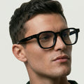 Obsidian | Voyage Black Wayfarer Eyeglasses for Men & Women (KG2560FMG8067)