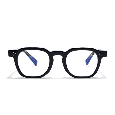 Obsidian | Voyage Black Wayfarer Eyeglasses for Men & Women (KG2560FMG8067)
