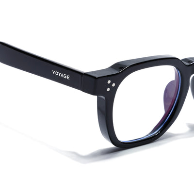 Obsidian | Voyage Black Wayfarer Eyeglasses for Men & Women (KG2560FMG8067)