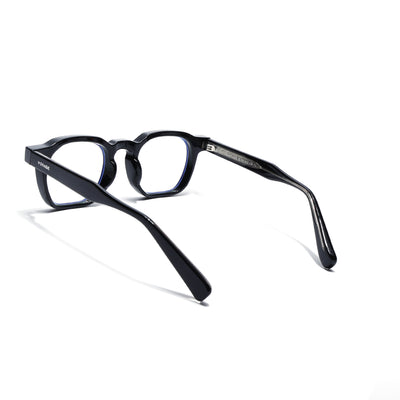 Obsidian | Voyage Black Wayfarer Eyeglasses for Men & Women (KG2560FMG8067)