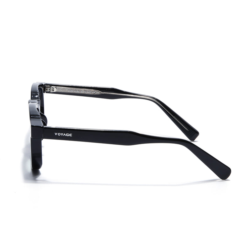 Obsidian | Voyage Black Wayfarer Eyeglasses for Men & Women (KG2560FMG8067)