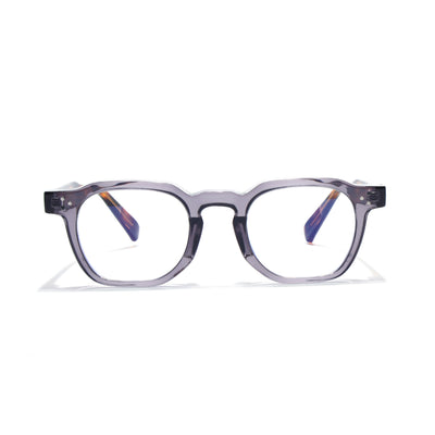 Obsidian | Voyage Grey Wayfarer Eyeglasses for Men & Women (KG2560FMG8069)