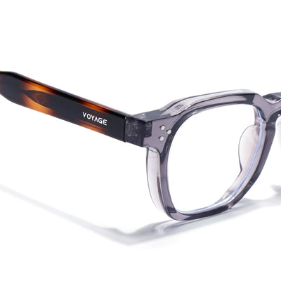 Obsidian | Voyage Grey Wayfarer Eyeglasses for Men & Women (KG2560FMG8069)