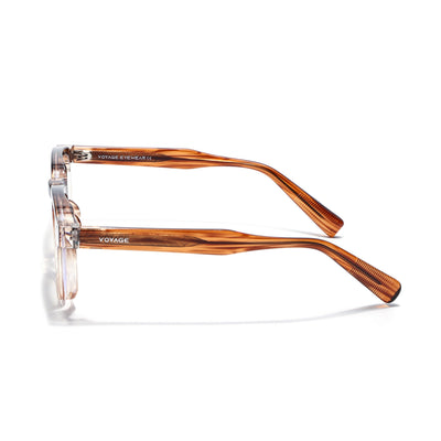 Obsidian | Voyage Brown Wayfarer Eyeglasses for Men & Women (KG2560FMG8070)