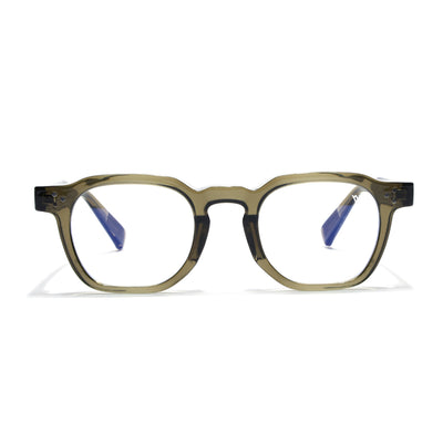 Obsidian | Voyage Green Wayfarer Eyeglasses for Men & Women (KG2560FMG8072)