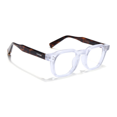 Obsidian | Voyage Transparent Wayfarer Eyeglasses for Men & Women (KG2560FMG8073)
