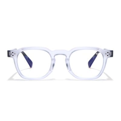 Obsidian | Voyage Transparent Wayfarer Eyeglasses for Men & Women (KG2560FMG8073)