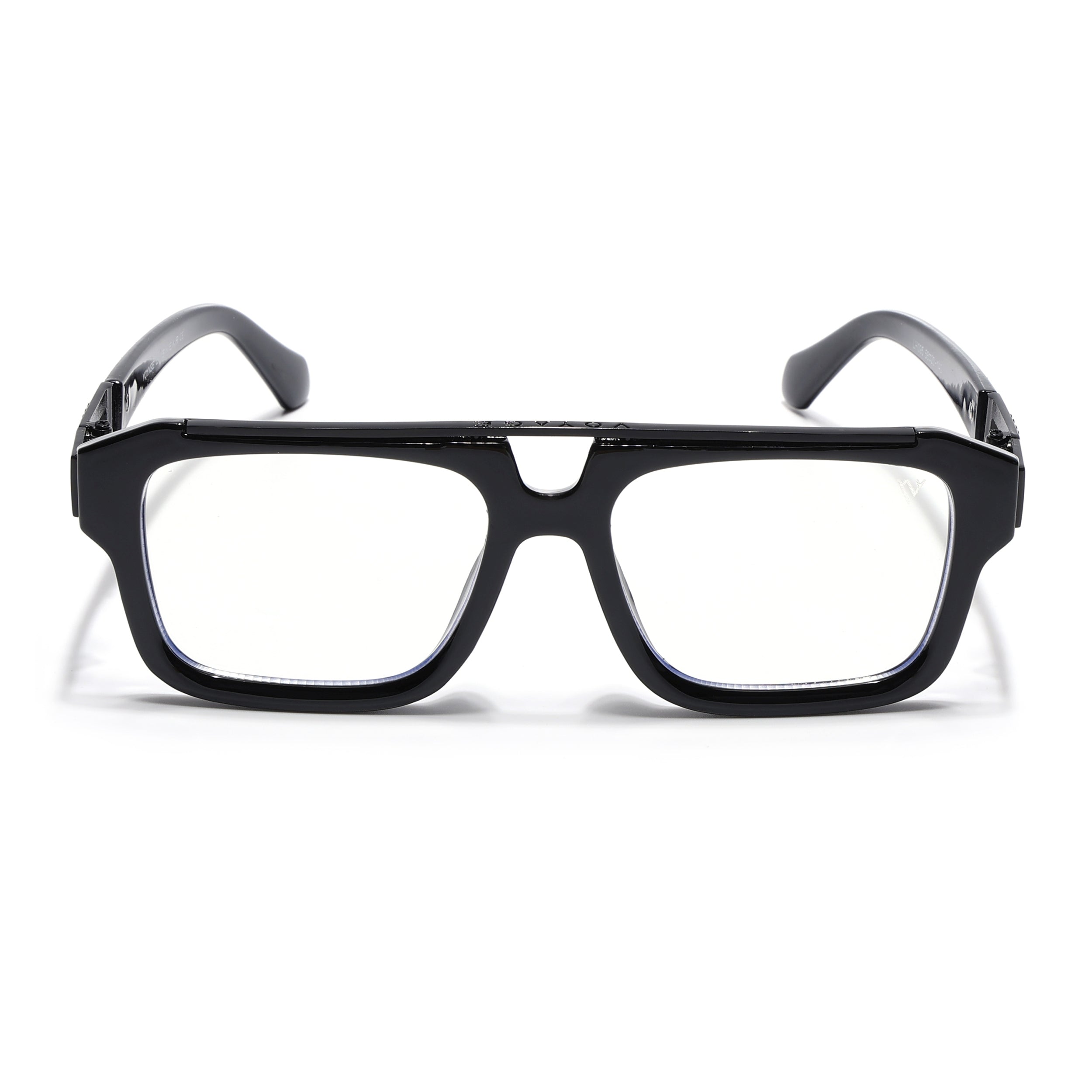 Voyage Exclusive Black Wayfarer Eyeglasses for Men & Women (LH095MG5388-C1)