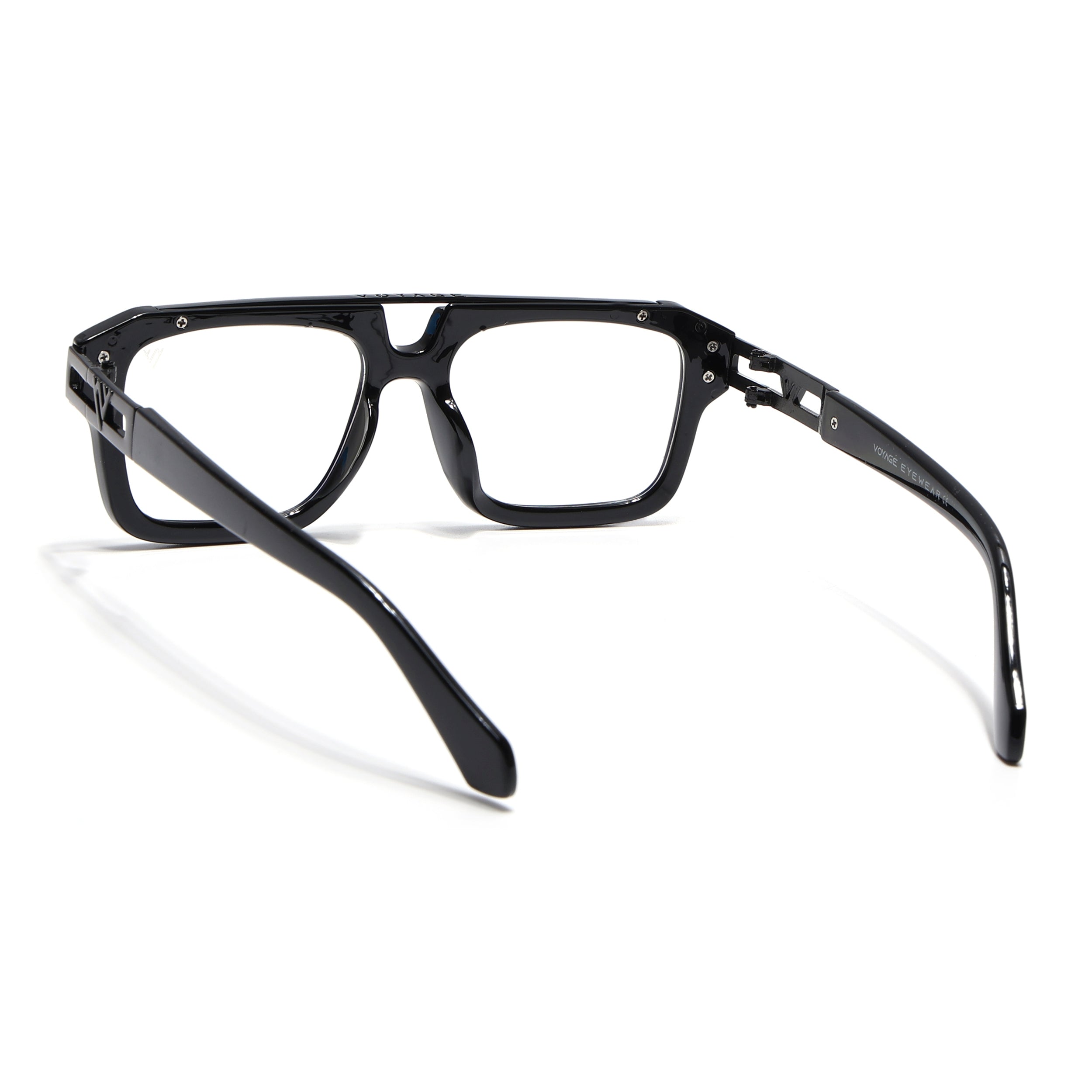 Voyage Exclusive Black Wayfarer Eyeglasses for Men & Women (LH095MG5388-C1)