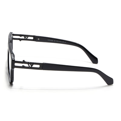 Voyage Exclusive Black Wayfarer Eyeglasses for Men & Women (LH095MG5388-C1)
