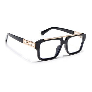 Voyage Exclusive Black & Golden Wayfarer Eyeglasses for Men & Women (LH095MG5389-C2)