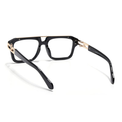 Voyage Exclusive Black & Golden Wayfarer Eyeglasses for Men & Women (LH095MG5389-C2)