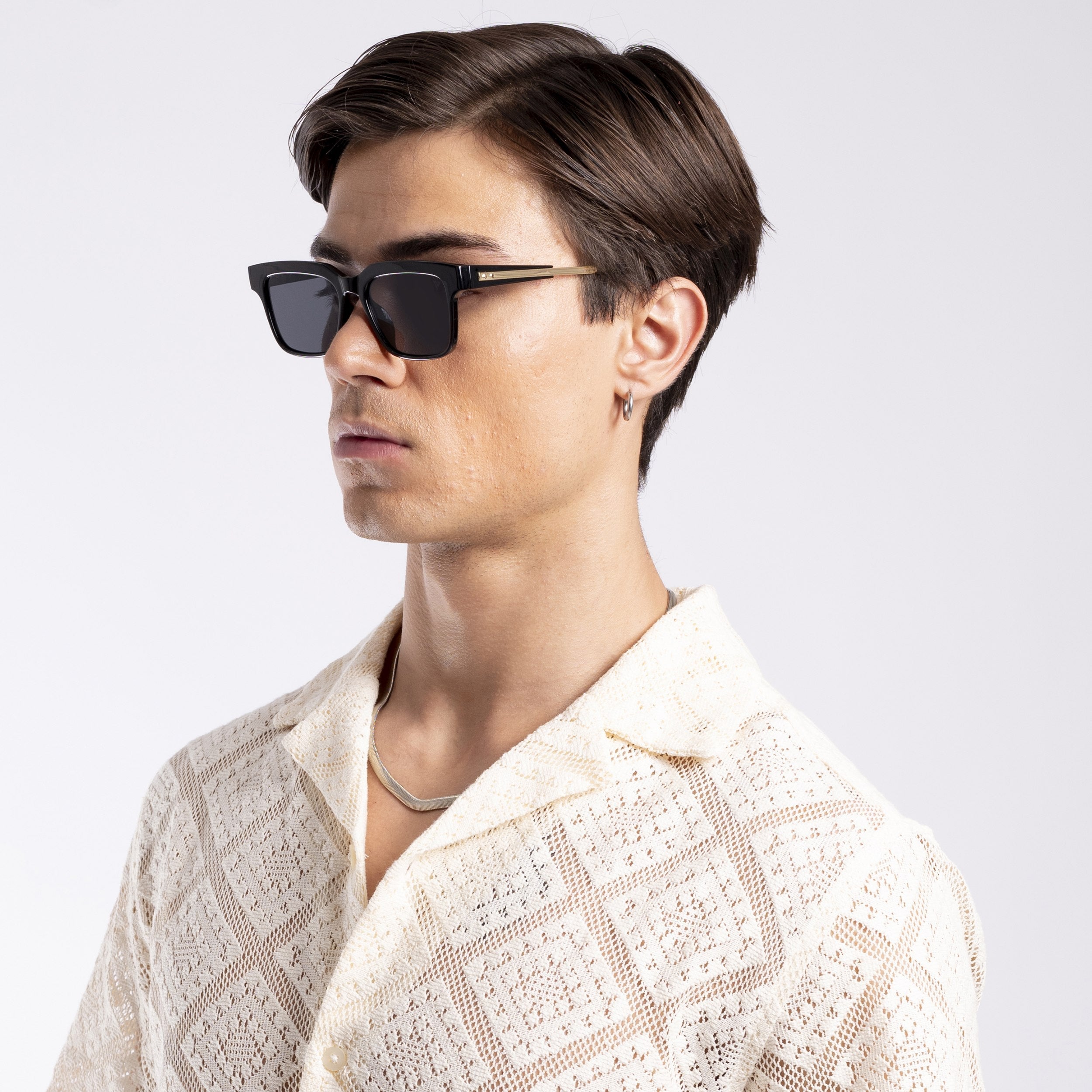 Voyage Black Wayfarer Sunglasses (2025MG3564-C1)