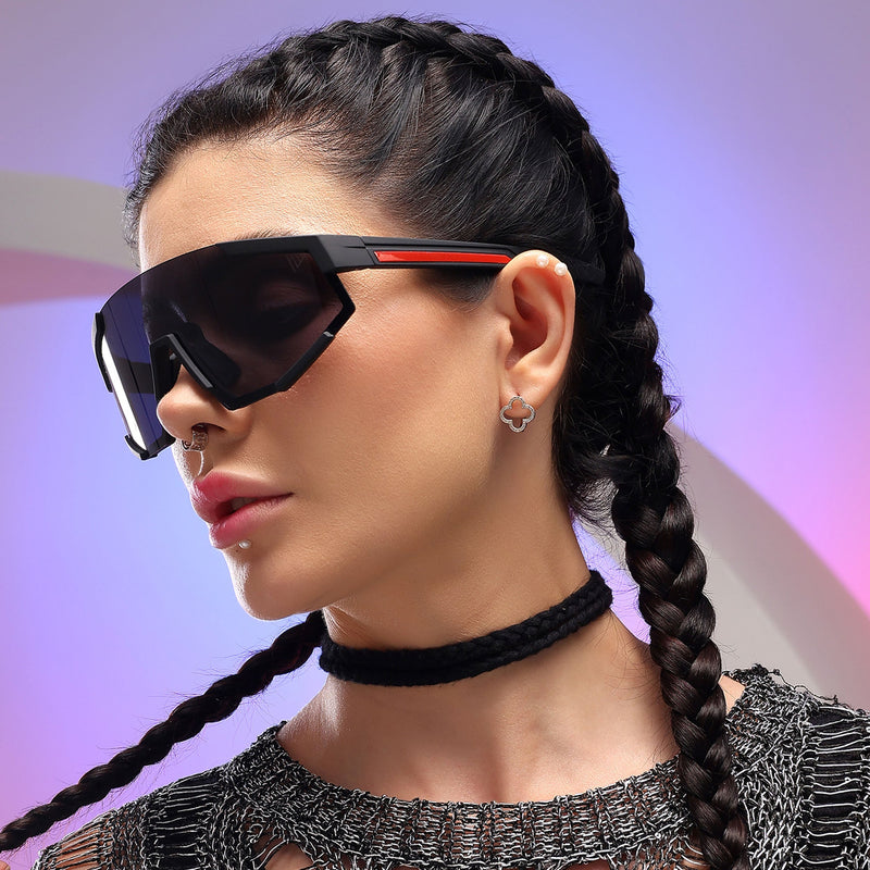 Drift Sunglasses (Black Lens | Matt Black Frame - MG5218)