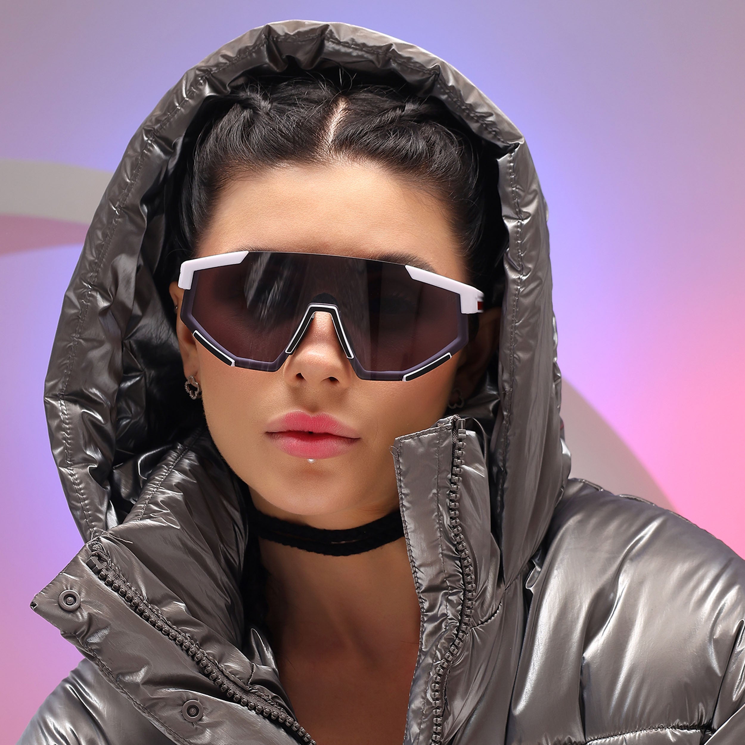 Drift Sunglasses (Black Lens | White Frame - MG5217)