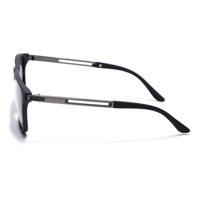 Eyejack Black Wayfarer Polarized Sunglasses for Men & Women (P1106PCL2140)