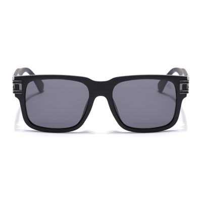Eyejack Black Wayfarer Polarized Sunglasses for Men & Women (P853PCL2144)