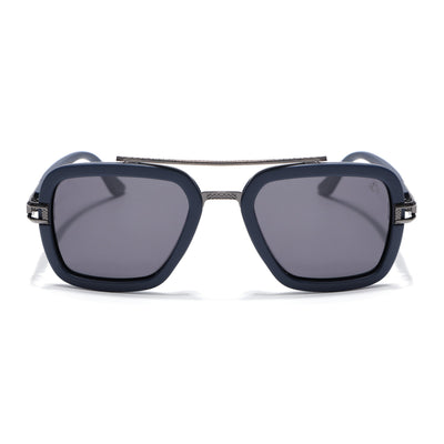 Eyejack Blue Wayfarer Polarized Sunglasses for Men & Women (P888PCL2143)