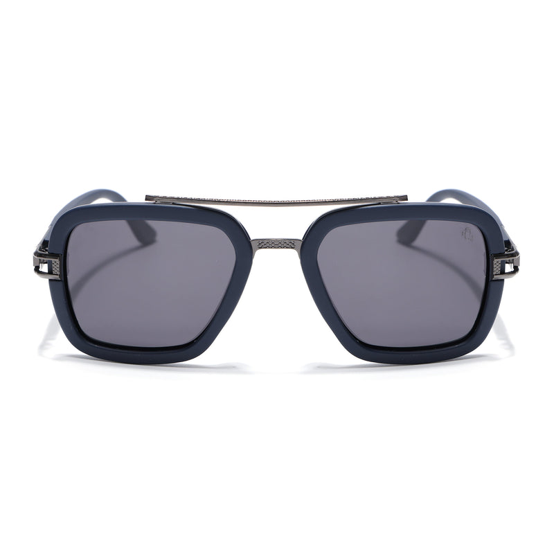 Eyejack Blue Wayfarer Polarized Sunglasses for Men & Women (P888PCL2143)