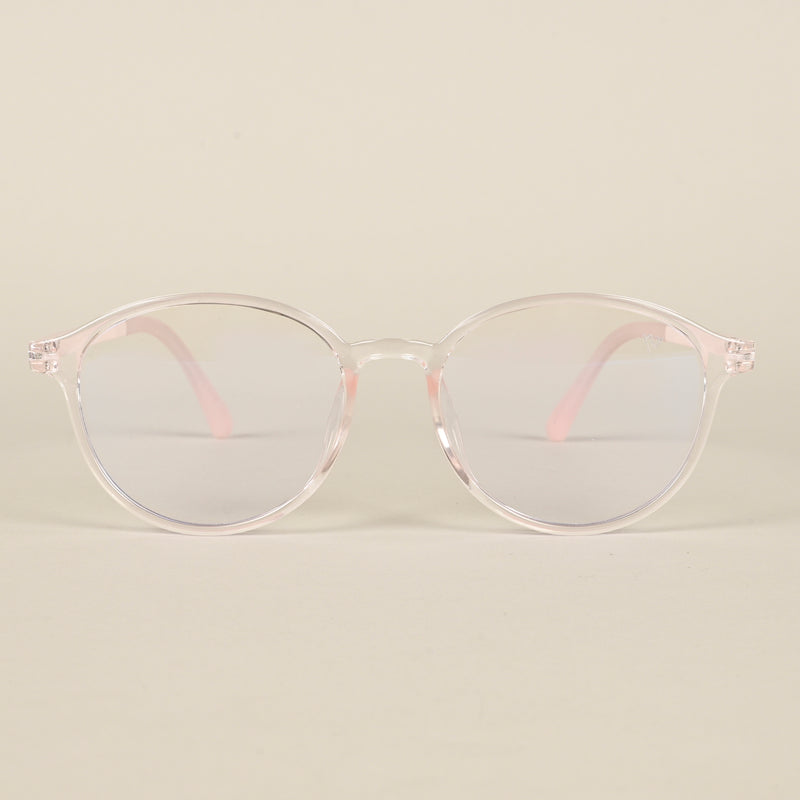 Voyage Air Transparent Round Eyeglasses for Men & Women (910MG4379-C2)