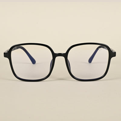 Voyage Air Black Square Eyeglasses for Men & Women (901MG4382-C1)